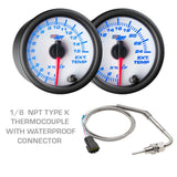 White 7 Color Transmission Temperature Gauge