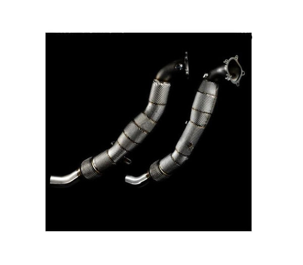 Cts Turbo Audi C7 C7 5 S6 S7 Rs7 4 0t Cast Downpipe Set With High