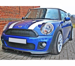 MC-2-JCW-FD1C  Maxton Design Front Splitter MINI Cooper R55-R59 with JCW  Aero Bumper – UroTuning