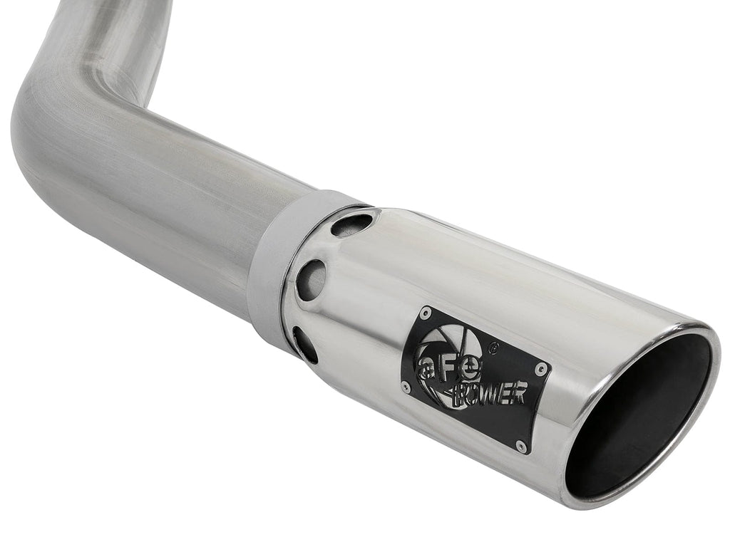 Afe Large Bore Hd 4in 409 Ss Dpf Back Exhaust Wpolished Tip 075 12 Dodge Diesel Trucks L6 67l