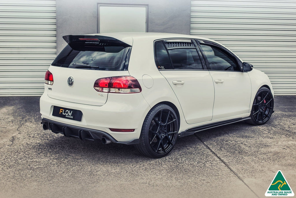 Flow Designs MK6 Golf GTI & R Rear Spoiler Extension | MK6SPOILER ...