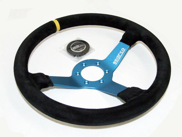 Sparco Monza L550 Steering Wheel Suede | 015TMZS1 – UroTuning