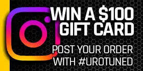 Win a $100 UroTuning Gift Card. Just post up with #UROTUNED